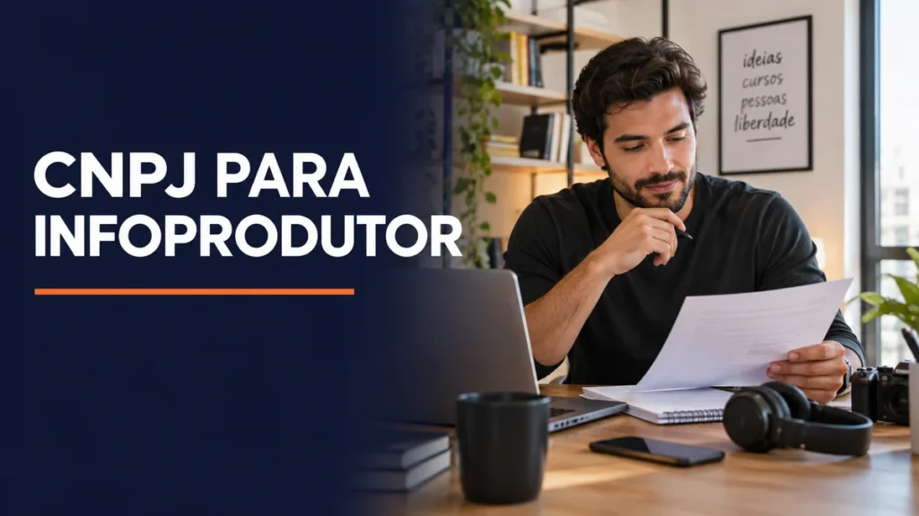 CNPJ para infoprodutor: criador de cursos digitais revisa documentos do negócio